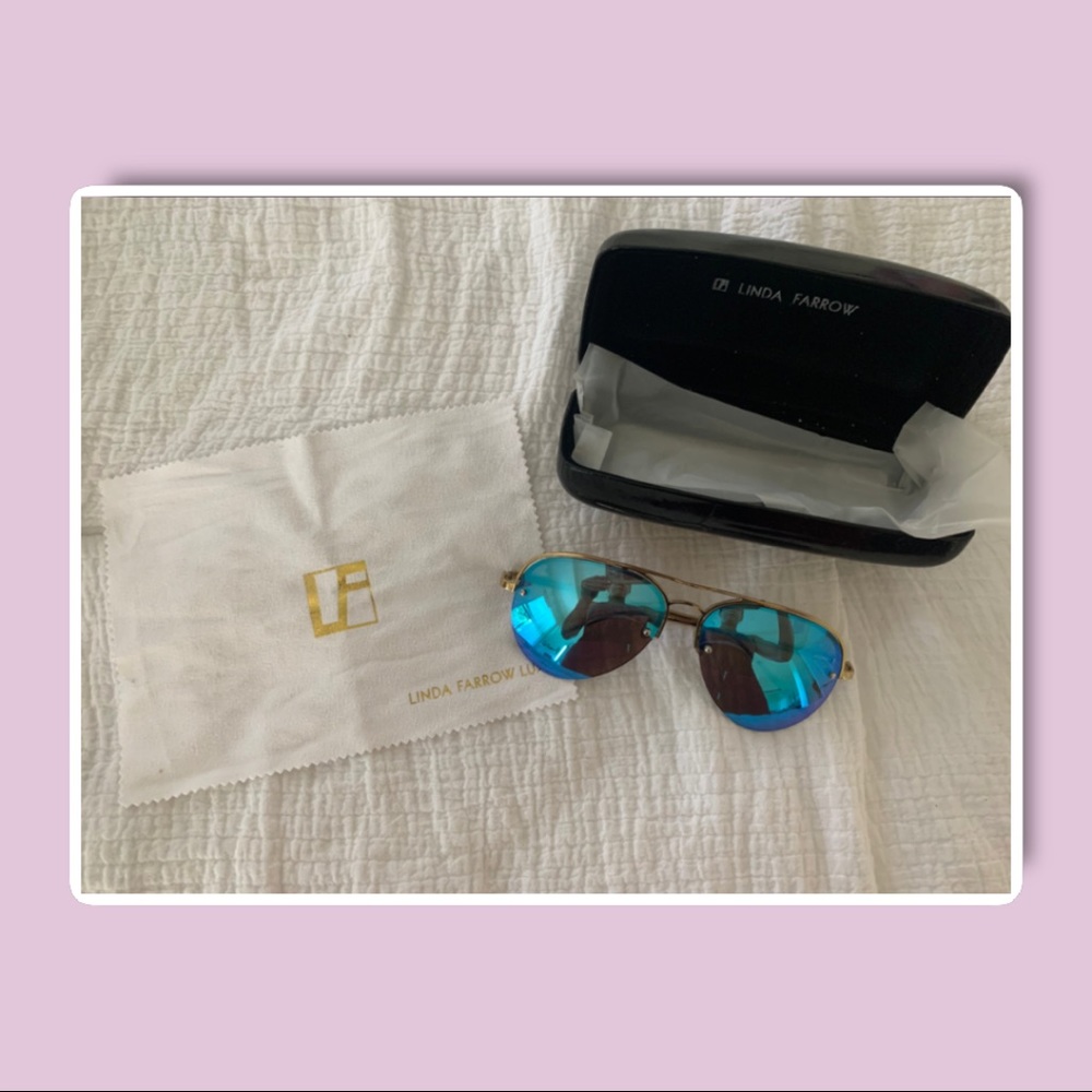 Linda Farrow 543 Aviator sunglasses